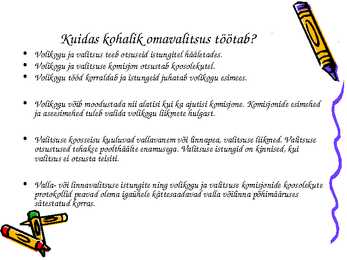 Kohalikud omavalitsused #9