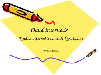 Ohud internetis