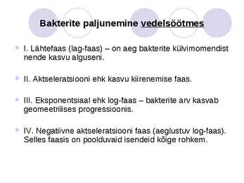 Bakterite paljunemine #6