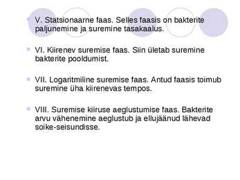 Bakterite paljunemine #7