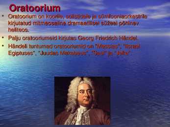 Georg Philipp Telemann ja saksa tüüpilised muusikažanrid #5