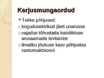 Hiliskeskaegne kirik ja paavstlus-slaidiesitlus #15