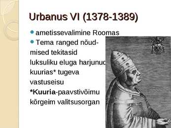 Hiliskeskaegne kirik ja paavstlus-slaidiesitlus #5