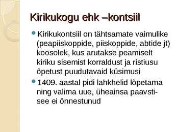 Hiliskeskaegne kirik ja paavstlus-slaidiesitlus #8