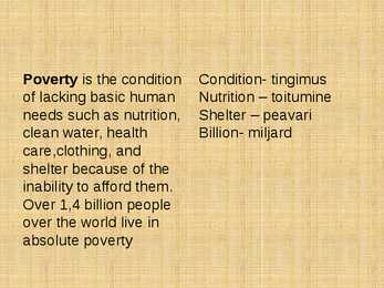 Poverty #2