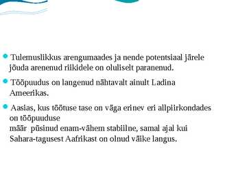 Rahvusvaheline kaubandus- ja majandusareng #5