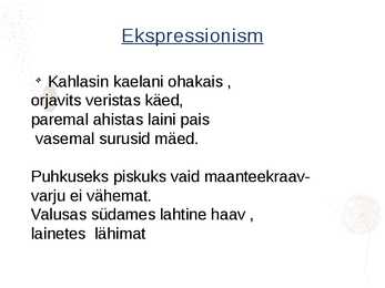 Underi luulekava #18