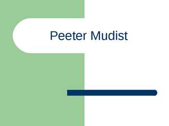Peeter Mudist