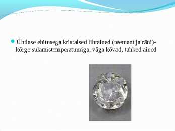 Mittemetallide-füüsikalised omadused #6