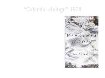Virginia Woolf - esitlus #10