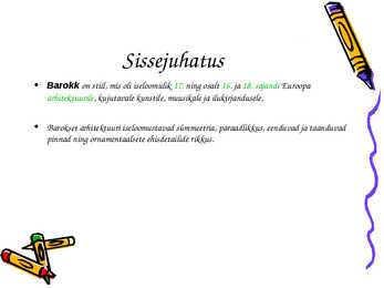 Barokk eestis #2