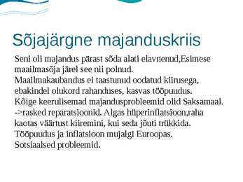 Maailm esimese maailmasõja järel #4