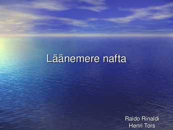 Läänemerenafta