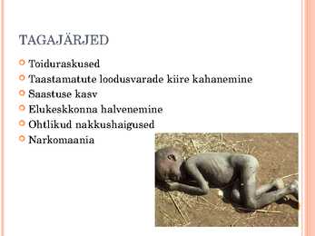 Ülerahvastus ehk demograafiline plahvatus - powerpoint #5