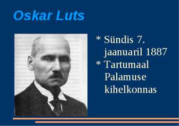 Oskar Luts #2