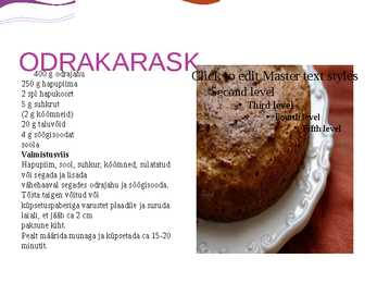 Eesti rahvustoidud #7
