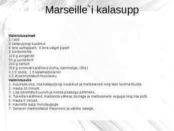 Prantsuse köök #12