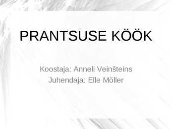 Prantsuse köök