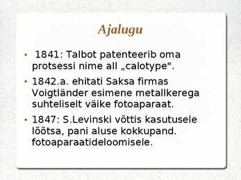 Fotograafia ajalugu #20