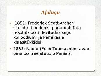 Fotograafia ajalugu #23