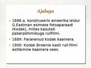 Fotograafia ajalugu #29