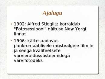 Fotograafia ajalugu #34