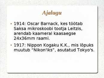 Fotograafia ajalugu #36