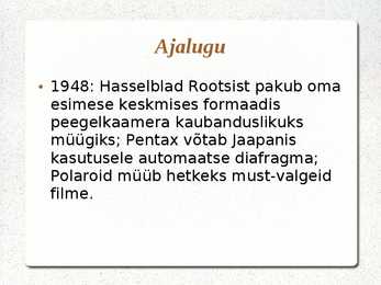 Fotograafia ajalugu #42