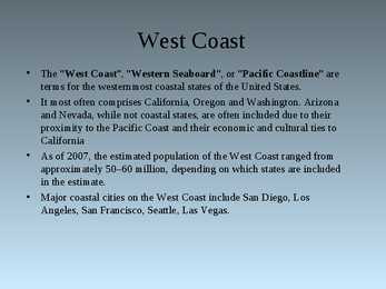 USA - west coast #2