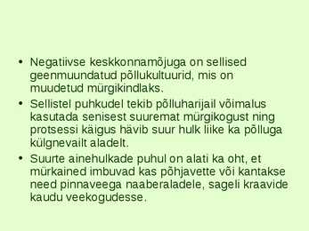 Põllumajanduse mõju keskkonnale #32
