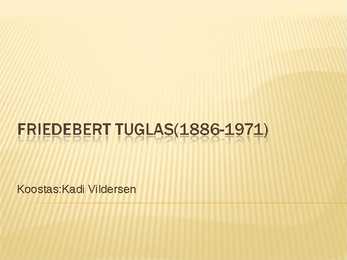 Friedebert Tuglas