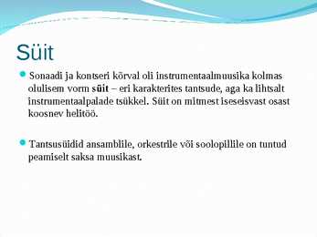 Barokiajastu instrumentaalžanrid #11