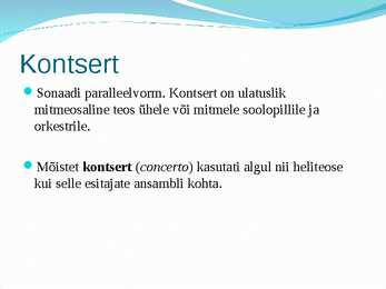 Barokiajastu instrumentaalžanrid #5
