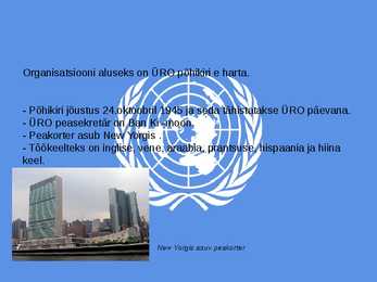 ÜRO - Ühinenud Rahvaste Organisatsioon #4