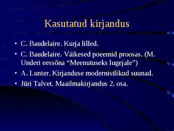 Baudelaire #19