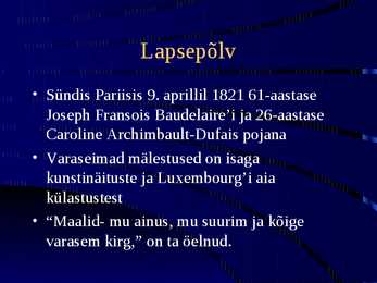 Baudelaire