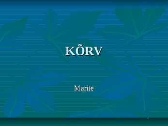 Kõrv