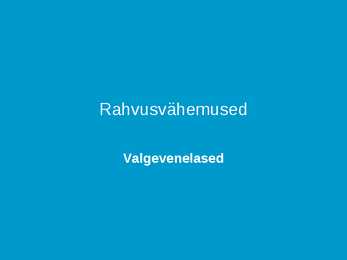 Vähemusrahvused Eestis - valgevenelased