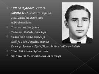 Fidel Castro - esitlus #2