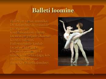 Ballet läbi soprdi ja teaduse #3