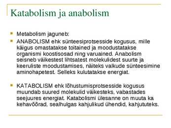 Ainevahetus - esitlus #3