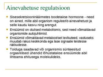 Ainevahetus - esitlus #8