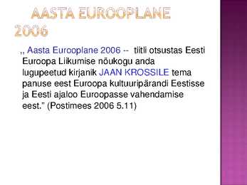 Jaan Krossi elulugu ja looming - esitlus #13