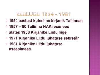 Jaan Krossi elulugu ja looming - esitlus #6