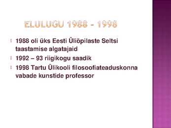Jaan Krossi elulugu ja looming - esitlus #7