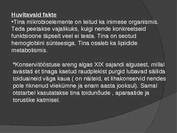 Tina - esitlus #8