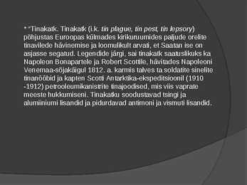 Tina - esitlus #9