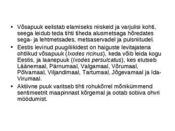 Puugid - esitlus #3