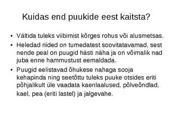 Puugid - esitlus #7