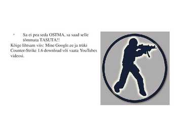 Counter-Strike 1 6 - esitlus #3